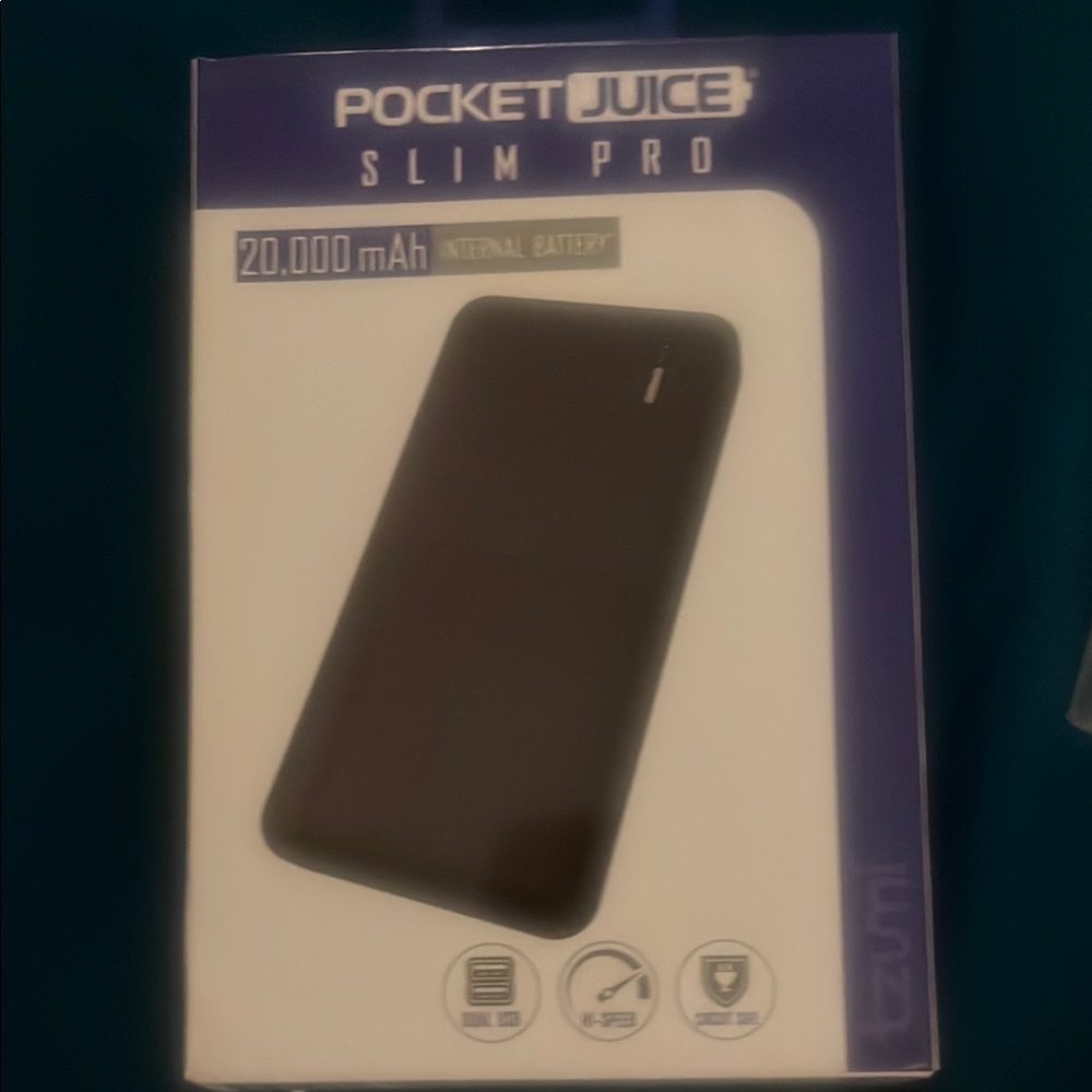 Black Portable Charger